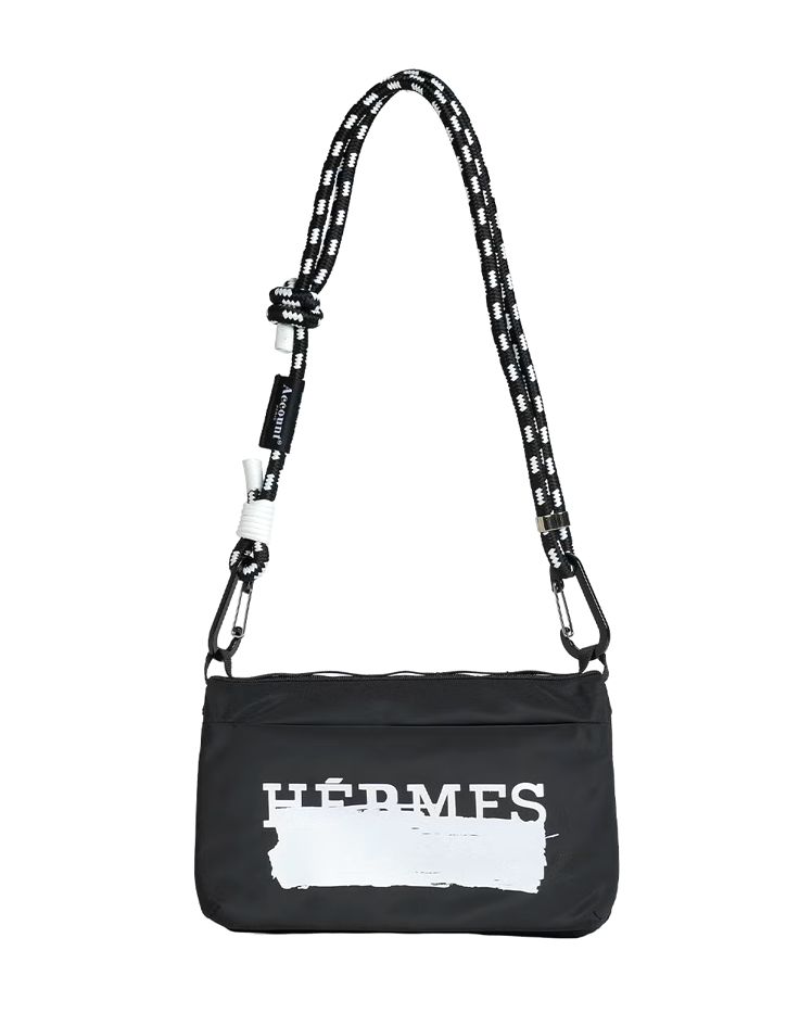 【MICALLE MICALLE Account】 HOMMAGE  HFRMFS SHOULDER BAG （FOLDABLE）STRAP SET  (ブラック) オマージュ ショルダーバッグ  MAC100GEE