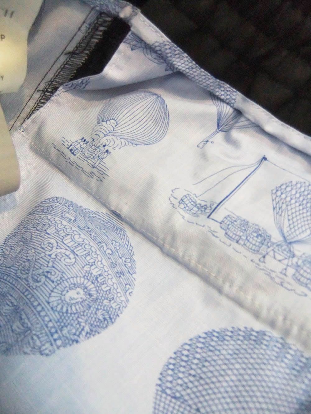 SPIAGGIA   スピアッジャ  (ネイビー)  テックウール  ワンタック パンツ