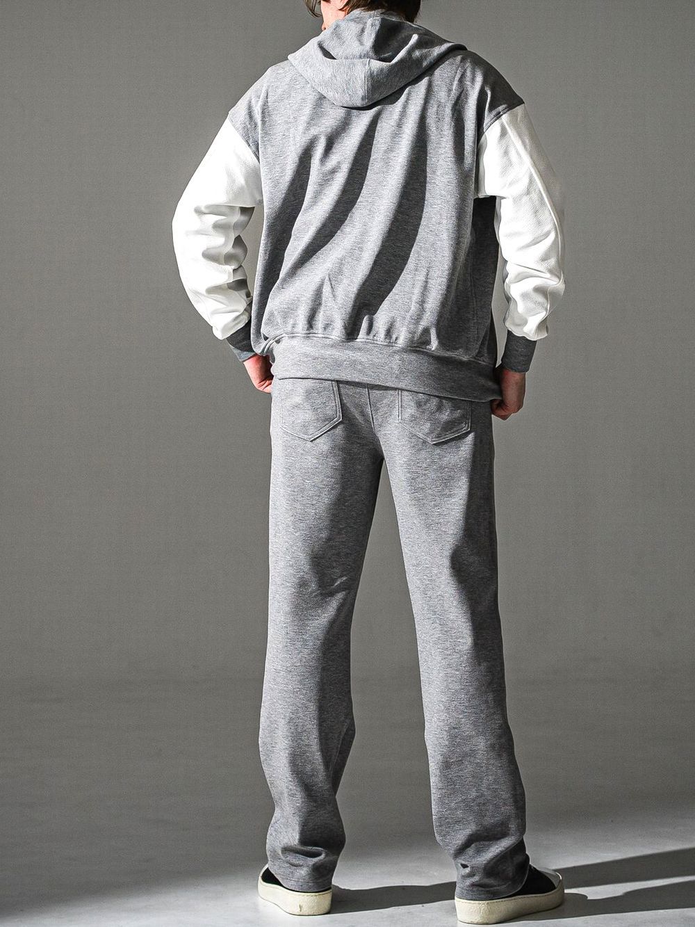 CHRIS EASY WIDE TUCK PANTS   ワイド イージーパンツ （グレー）