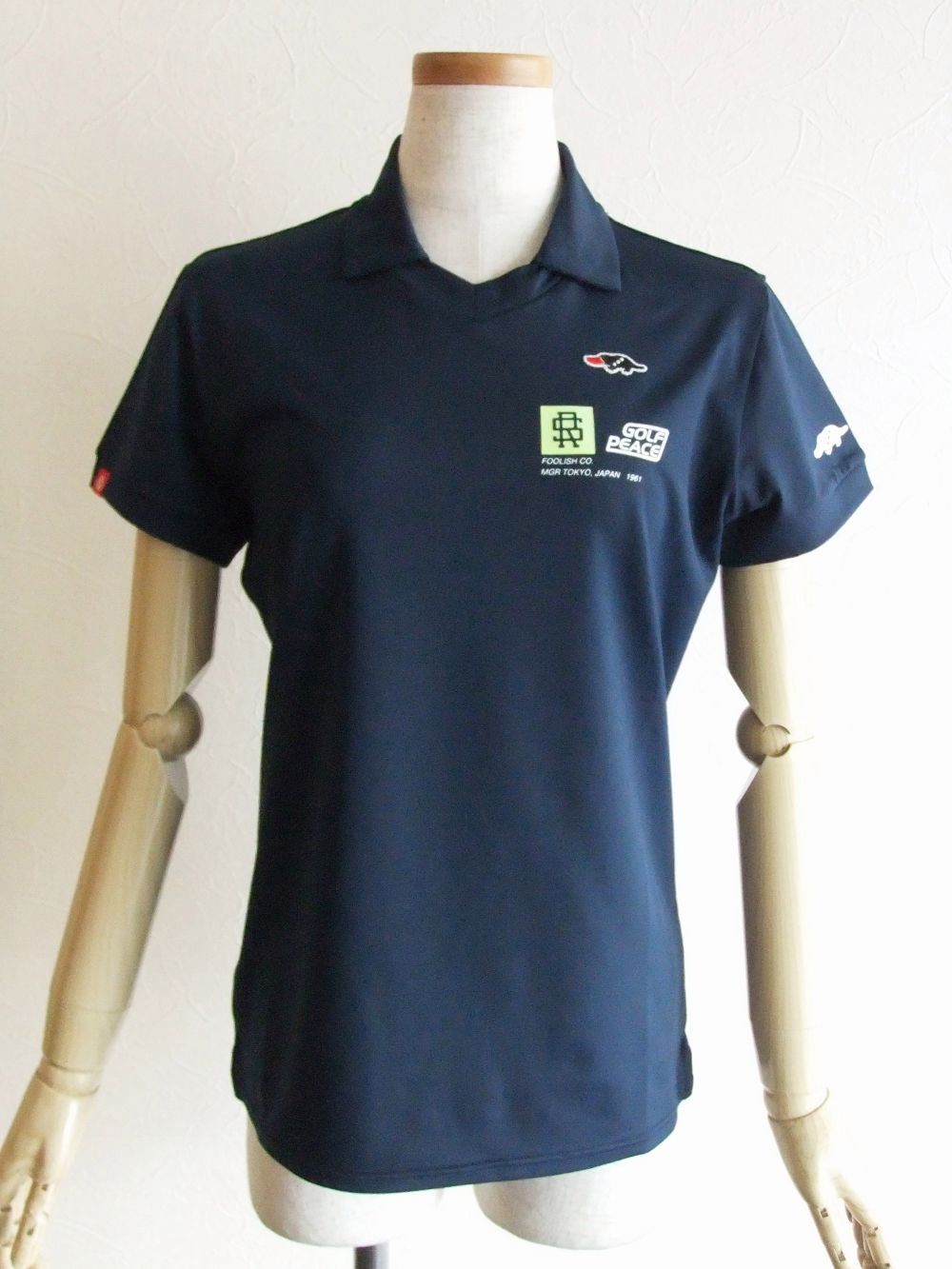 【LADIES】 BOOT CAMP SKIPPER W.    半袖スキッパーポロ  (ネイビー)  RSL-22005