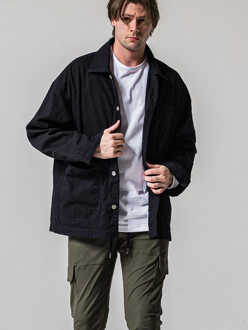 RC CAVER ALL   ライトデニムカーバーオールジャケット