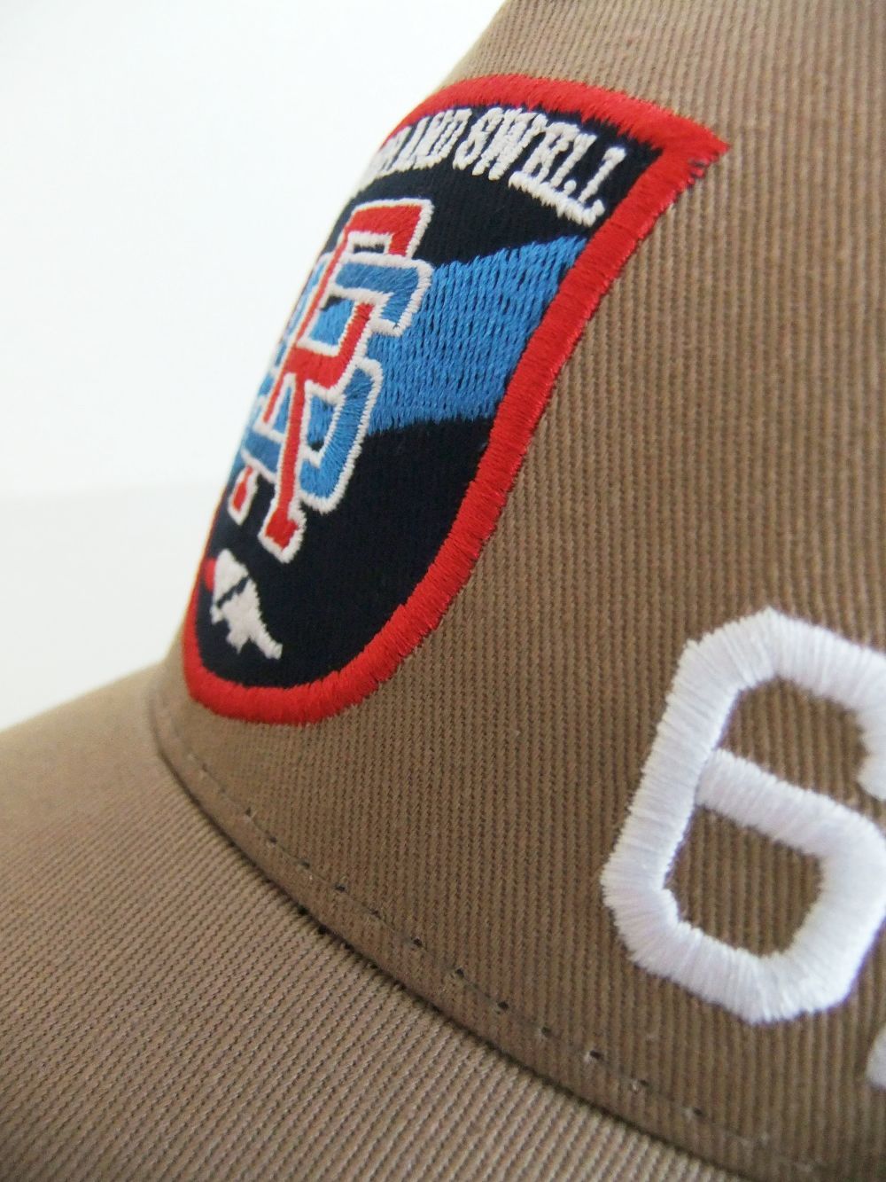 PREPPY MESH CAP  (ブラウン)   ロゴ入りキャップ    RSA-25006