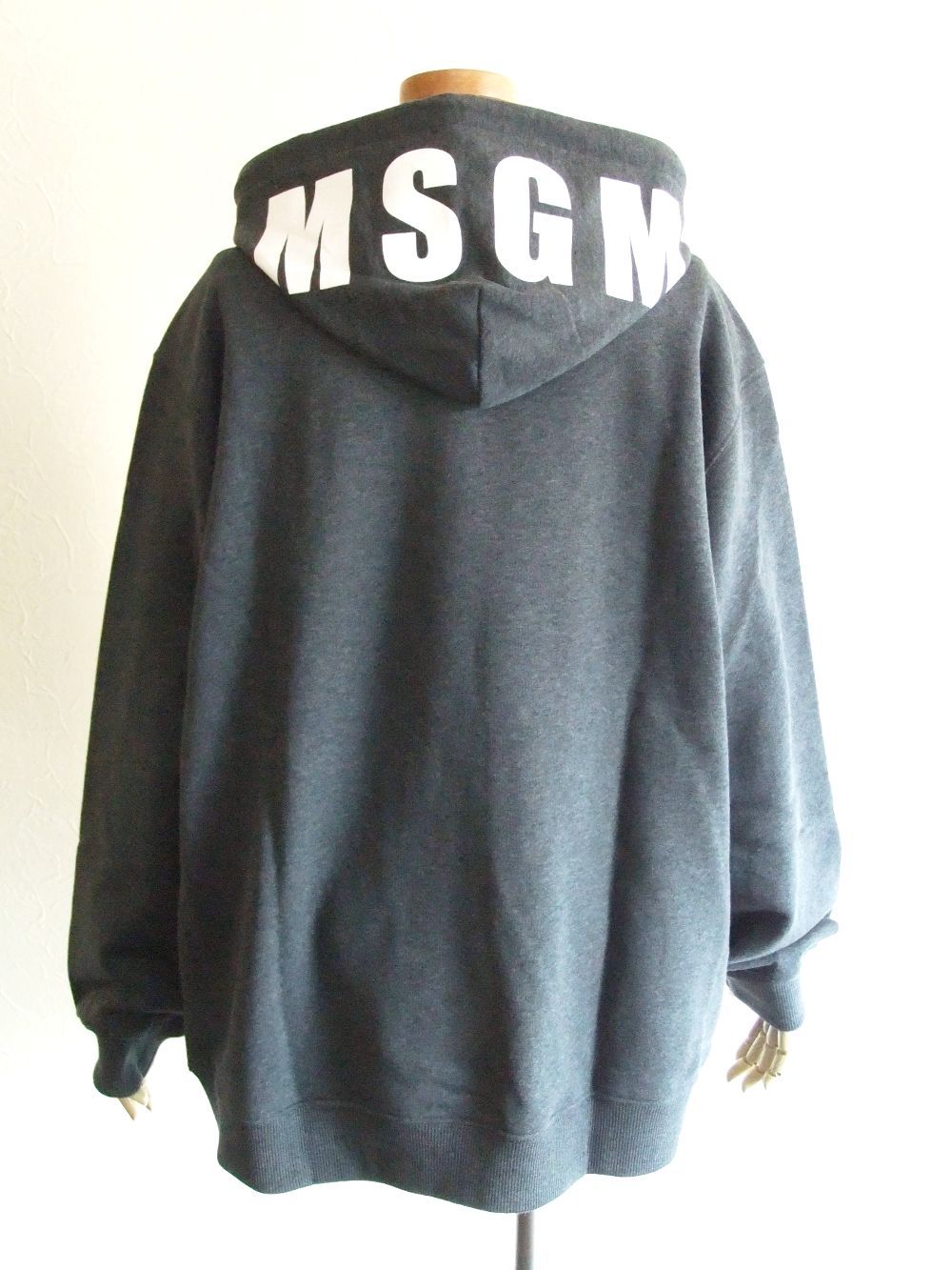 《LADIES》 ロゴ スウェットフーディー   (グレー)  3341MDM535-227797