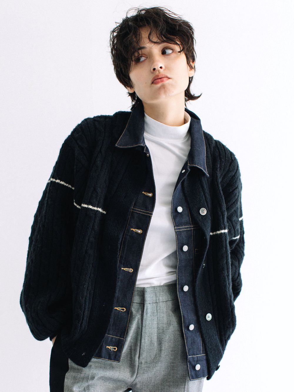 MESSAGERIE 売れ筋商品|||メッサジェリエ ニット&セーター アウター レディース Sweaters Beige フレーム レディース ニット&セーター アウター Sweaters Beige