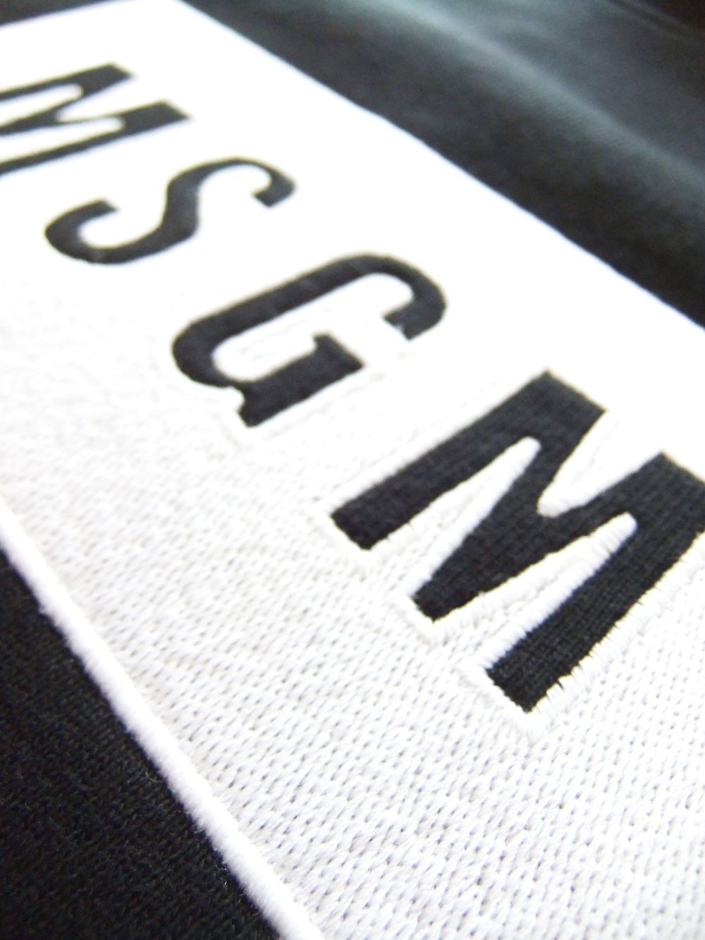 MSGM - 《LADIES》 ボックスロゴ刺繍 スウェット ワンピース