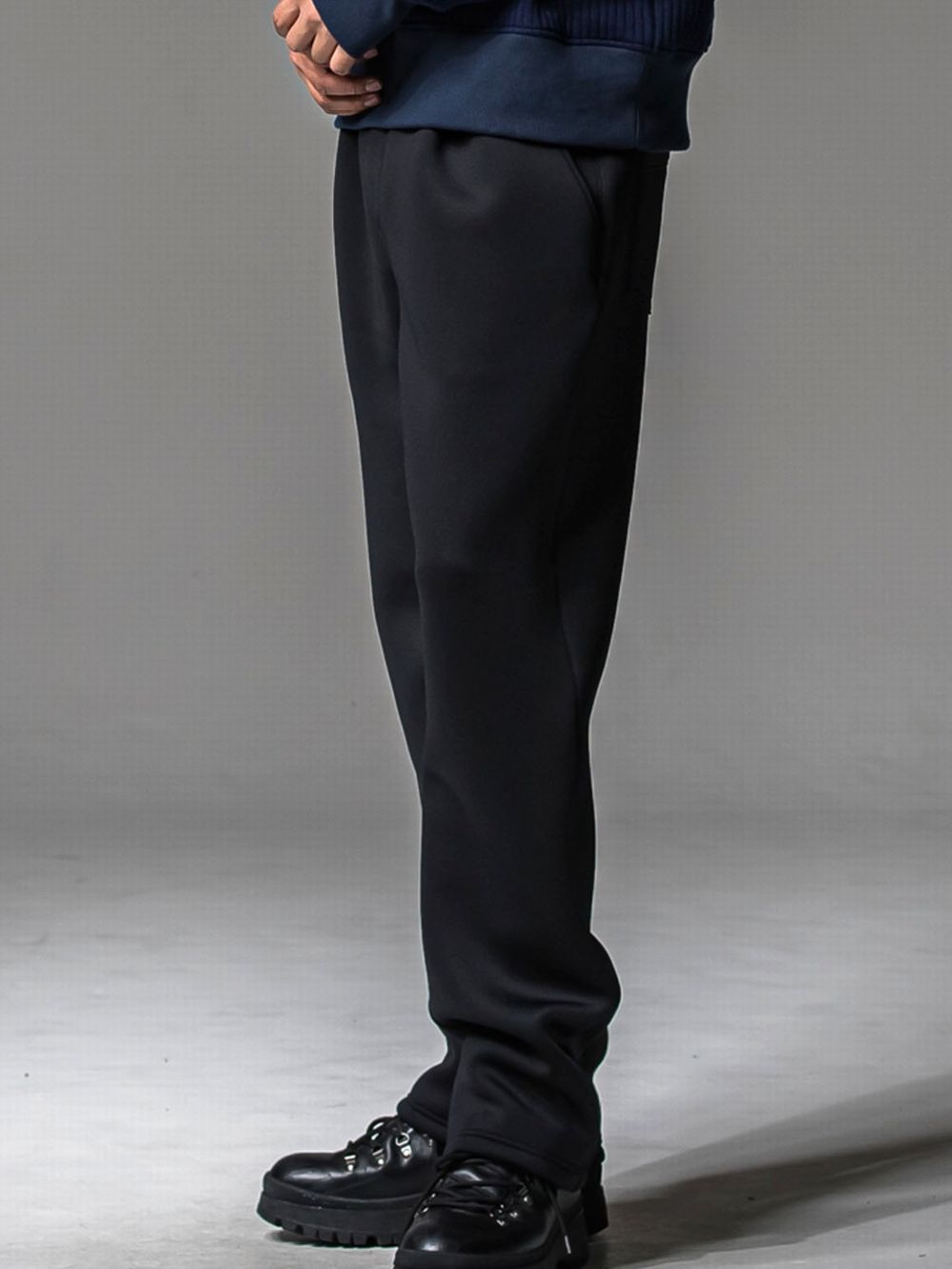 CHRIS EASY WIDE TUCK PANTS   ワイド イージーパンツ （ブラック）