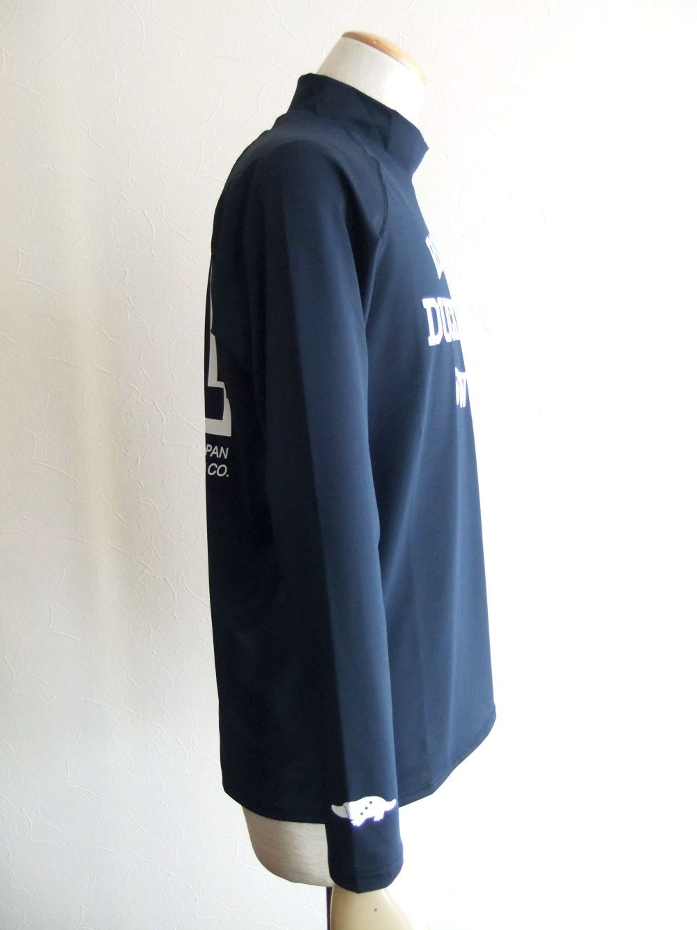 CAMBRIDGE MOCK  (ネイビー)  モックネック 長袖ポロシャツ  RSM-22234