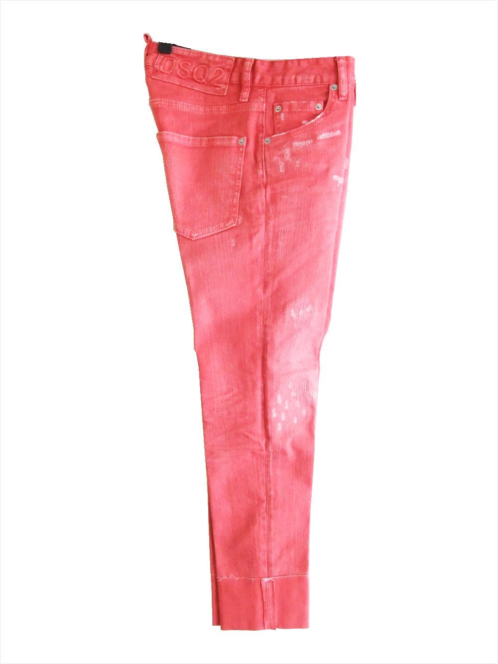 《LADIES》 デニム   D2 SKINNY DAN CROPPED JEAN (レッド) S72LB0424