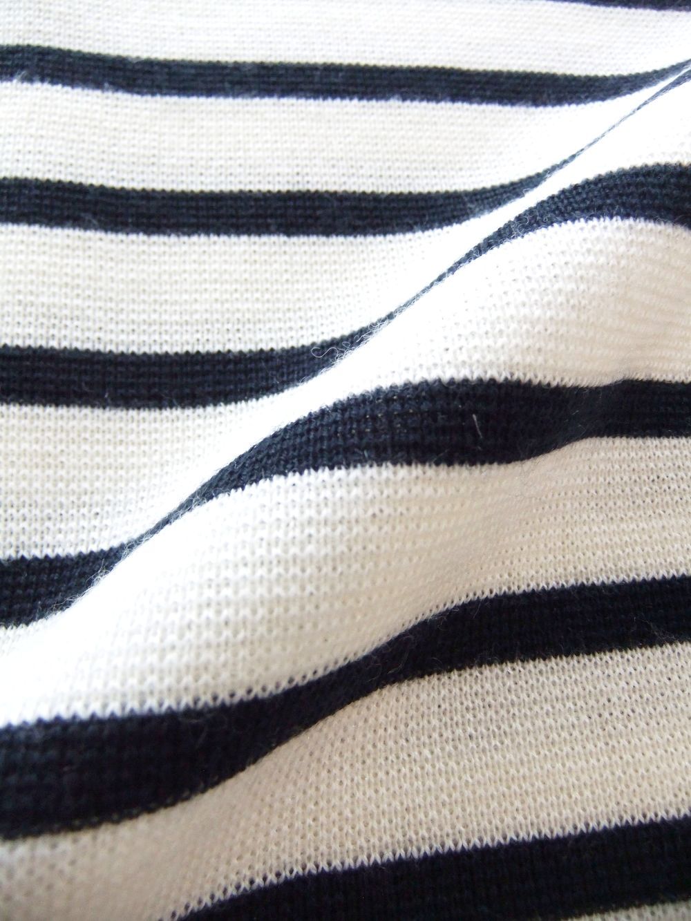 PABLO SWEATER   パネルボーダー柄ニット (ホワイト)  RSM-22281