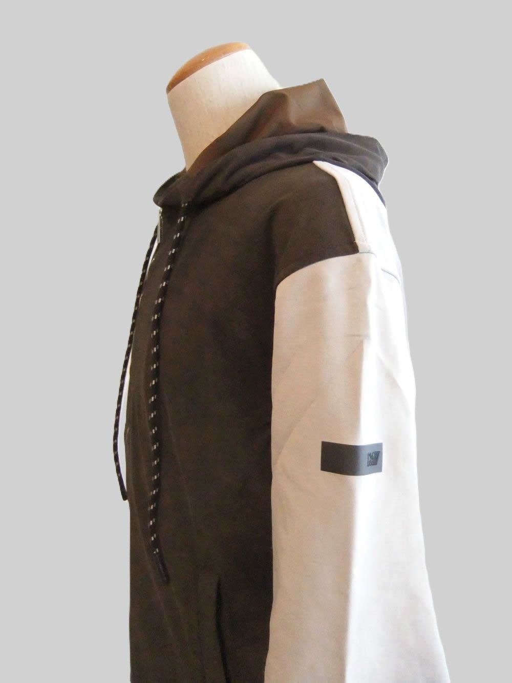 EZRA COMBI  ナイロン 切替 パーカー