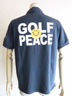 GOLF PEACE V- SKIPPER (ネイビー) 半袖スキッパーポロ  RSM-22032