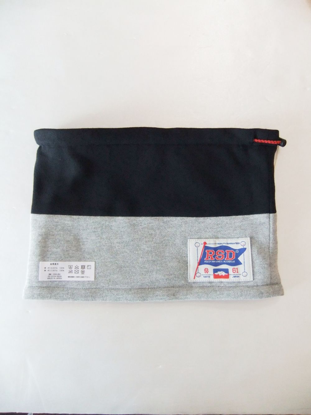 ANDY  NECK WARMER ( ネイビー × グレー )  フリース/スウェット ネックウォーマー