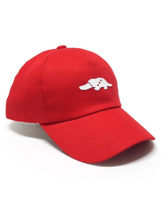 SOLID TOUR CAP (レッド)   ロゴ入りキャップ    RSA-25002