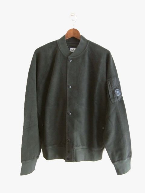 SWEATSHIRTS OPEN SWEAT IN BRUSHED EMERIZED DIAGONAL FLEECE   スウェット ブルゾン