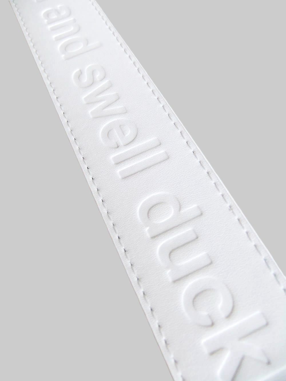 SLIDE BACKLE BELT      R&S ロゴベルト  (ホワイト)   RSA-26216