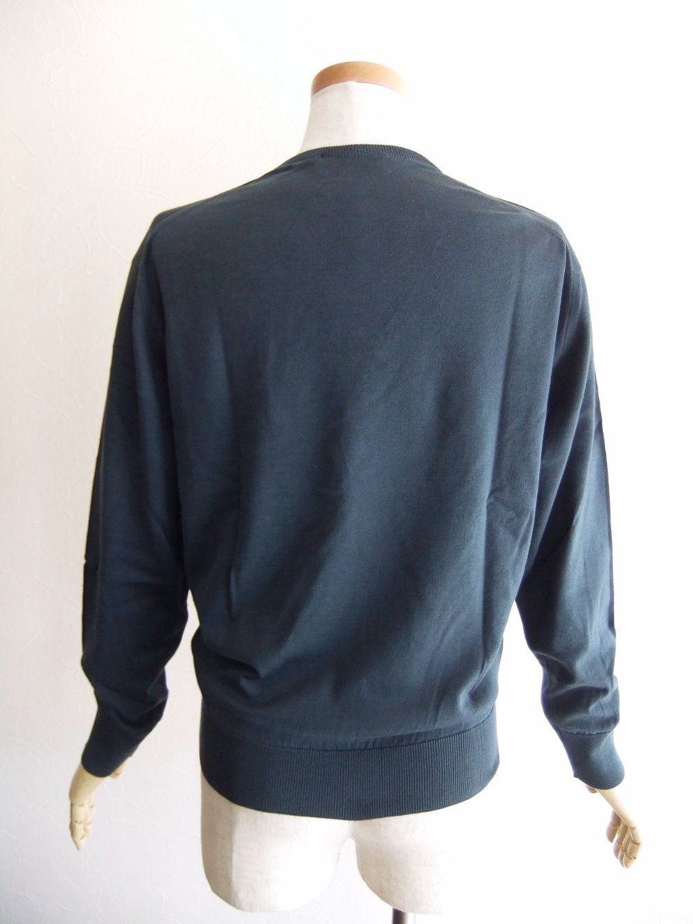 《LADIES》 ANNE  30G コットン Vネック ニット 【COMMON FIT】