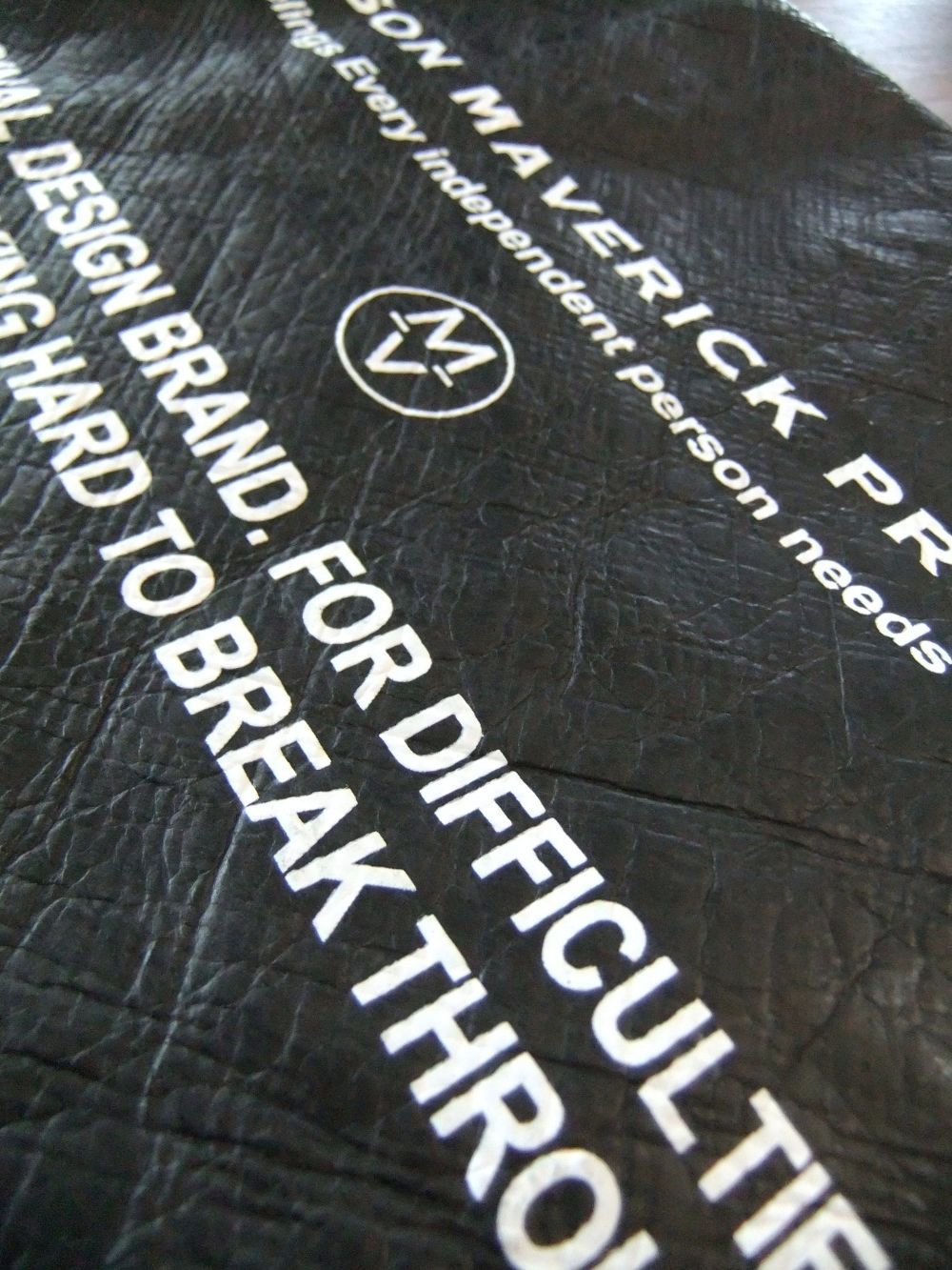 TYVEK タイベック + レザー トートバッグ  (ブラック)  MC2090