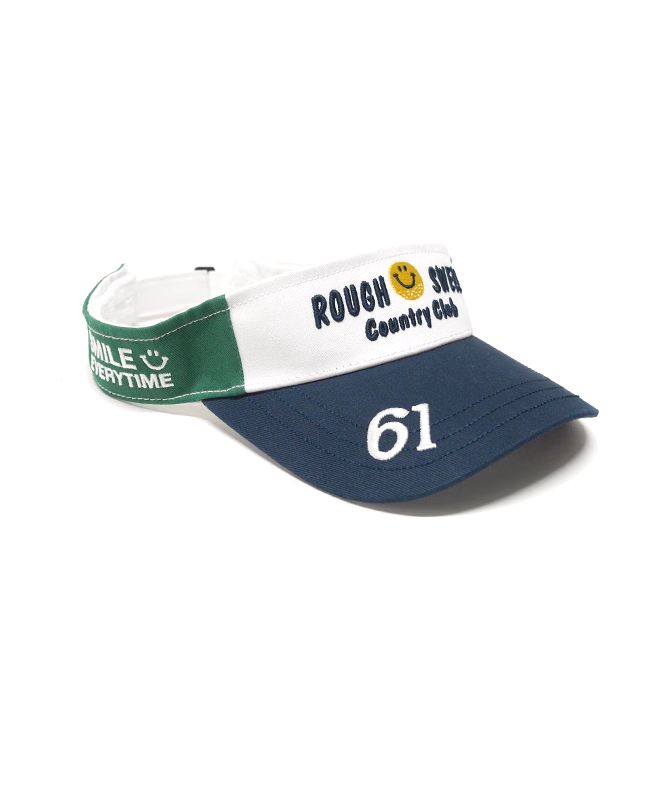 SMILE SUN VISOR  (グリーン) ロゴ入りサンバイザー  RSA-25009