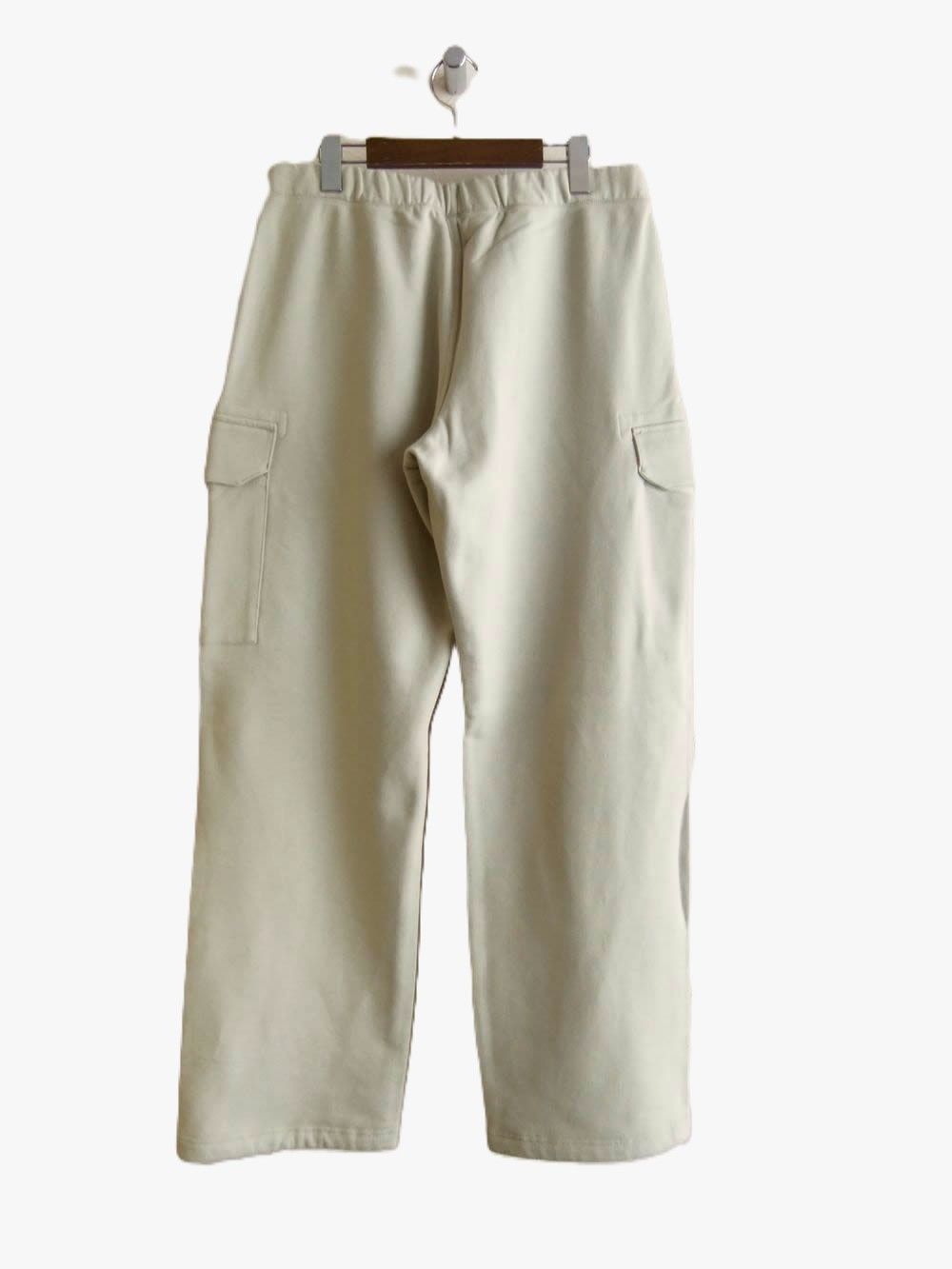 DIAGONAL RAISED FLEECE CARGO LENS SWEATPANTS   (ベージュ) スウェット カーゴパンツ