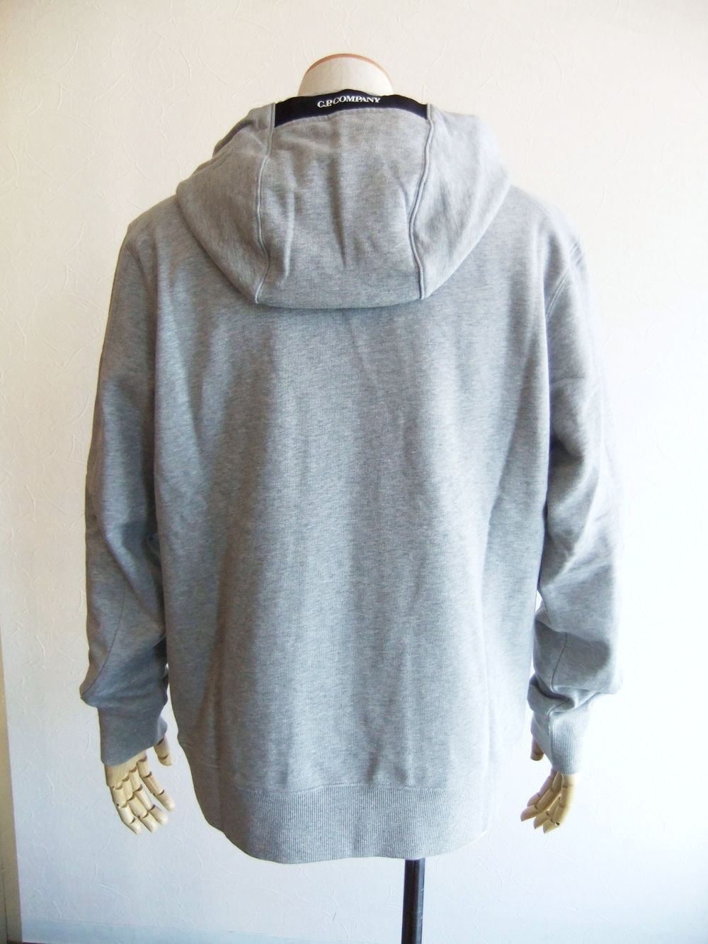 DIAGONAL RAISED FLEECE  HOODIE  (グレー) フーデッド スウェットシャツ