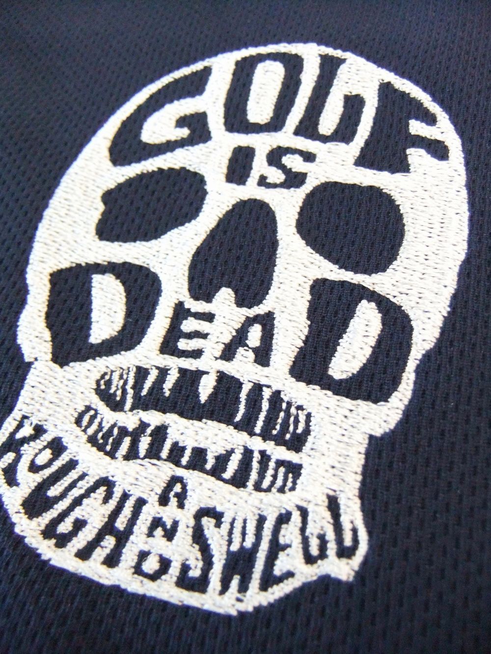 SKULL POLO ( ネイビー )   半袖B.D.ポロ  RSM-21007