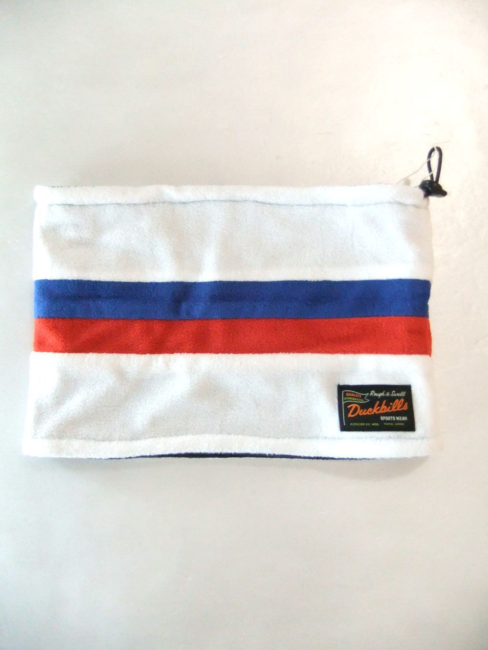 TRICOLOR  NECK WARMER (ホワイト)  フリース ネックウォーマー RSA-25209
