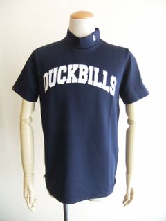 DUCKBILLS MOCK  (ネイビー)  モックネック 半袖ポロシャツ RSM-23030