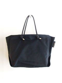 ノットハンドル トートバッグ  (ブラック)  BIANCA  V-2176