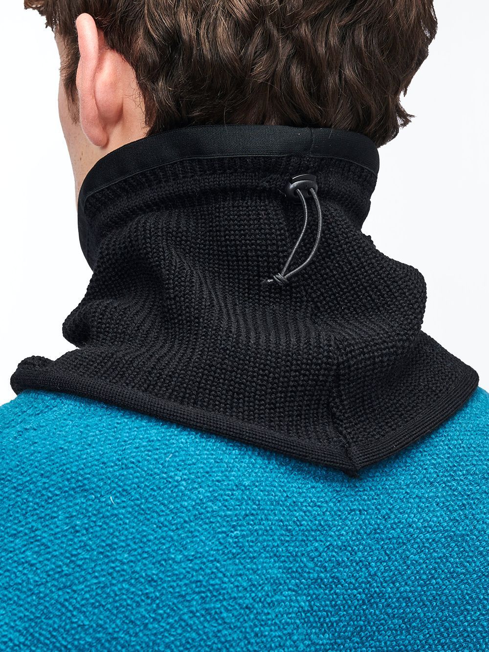 EXTRA FINE MERINO WOOL SNOOD  ロゴ ウールスヌード