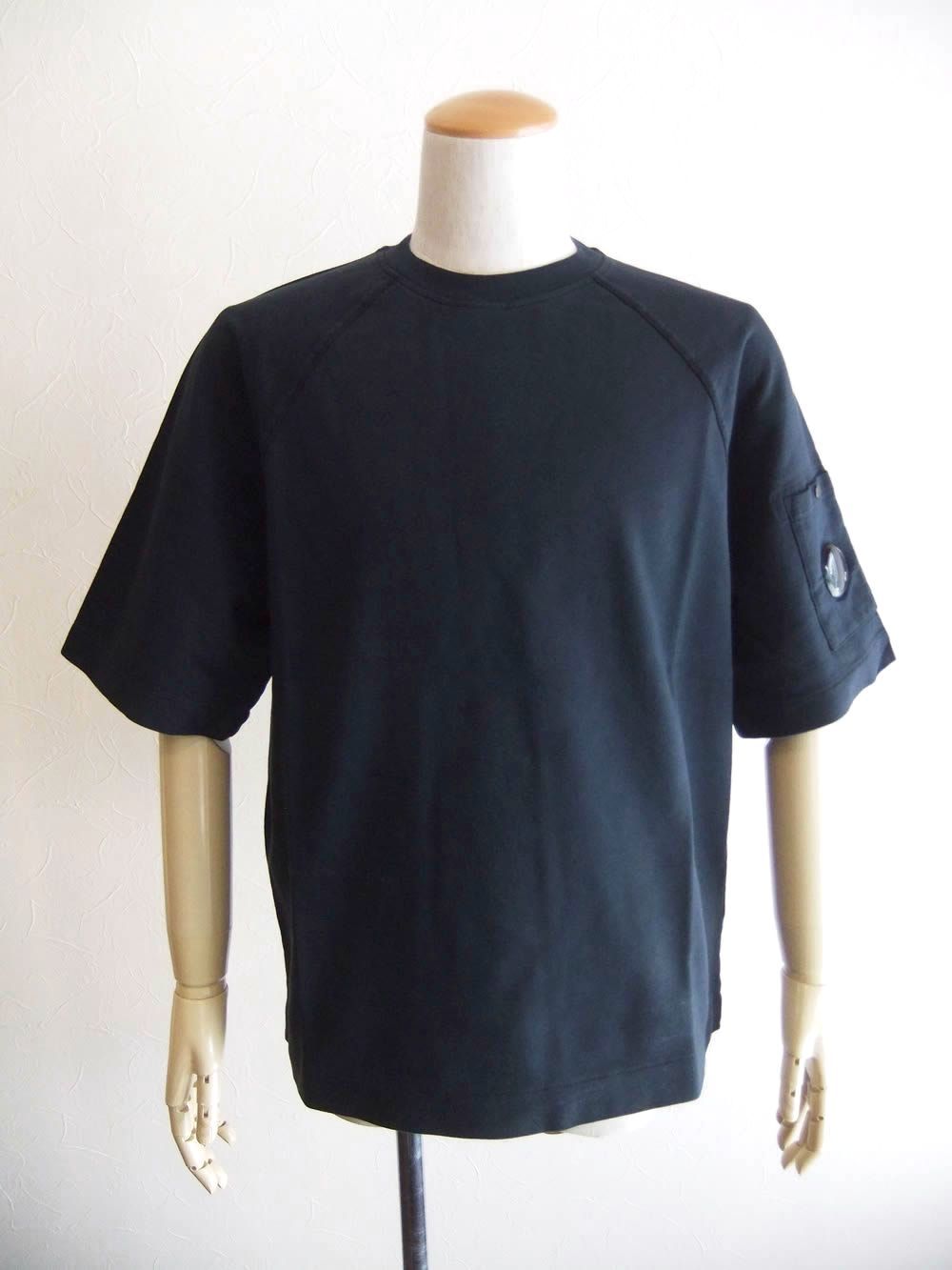 LIGHT FLEECE S/S SWEATSHIRT  (ネイビー) クルーネック半袖 スウェットシャツ