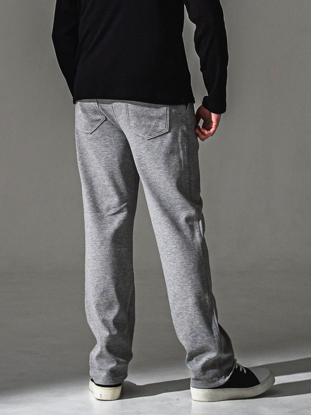 CHRIS EASY WIDE TUCK PANTS   ワイド イージーパンツ （グレー）