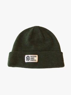 BASIC BEANIE   ロゴ ニットキャップ  ( オリーブ )   RSA-26207