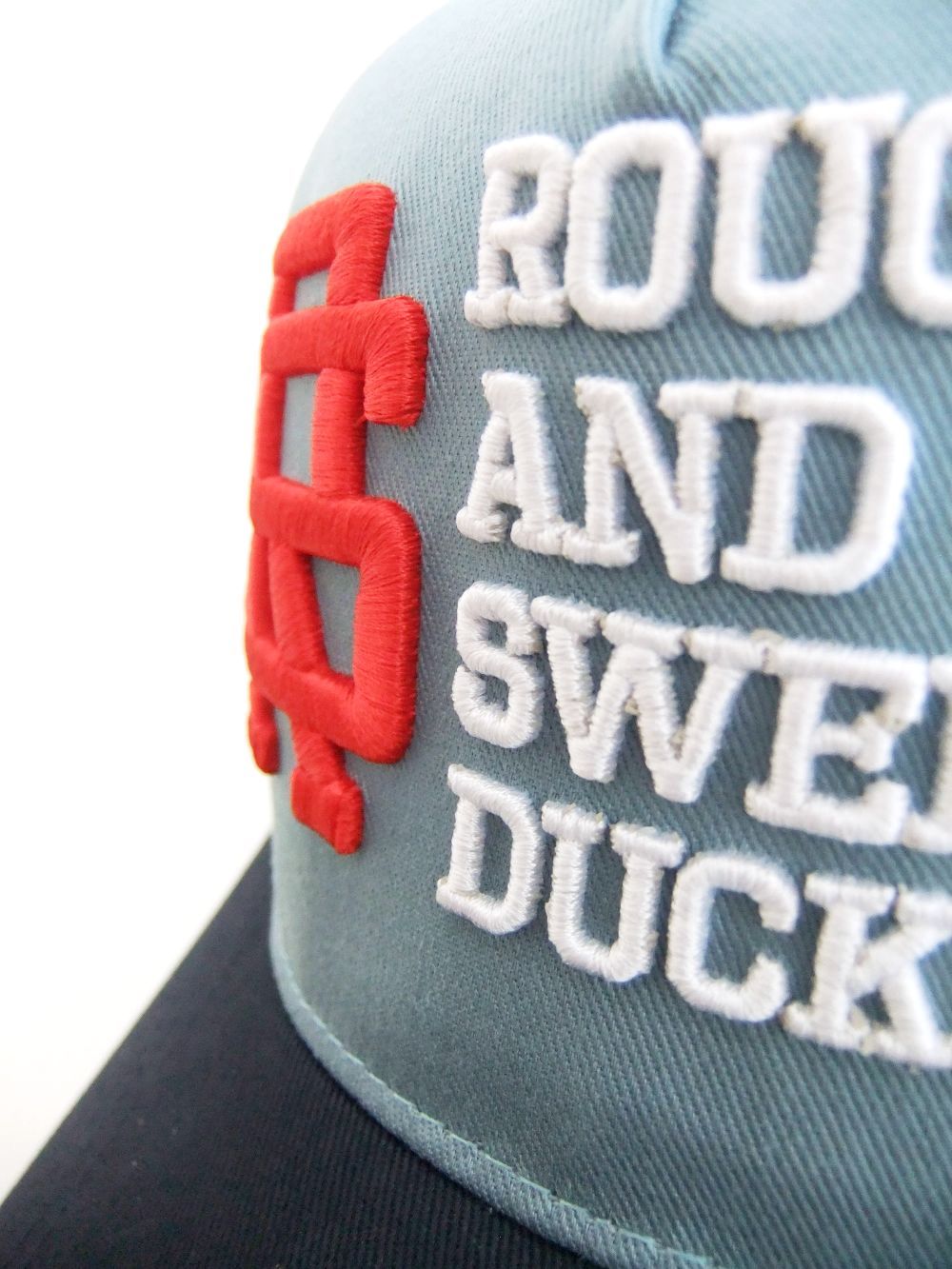 MESH TOUR CAP ( ブルーグレー×ネイビー ) ロゴ入りキャップ RSA-22001