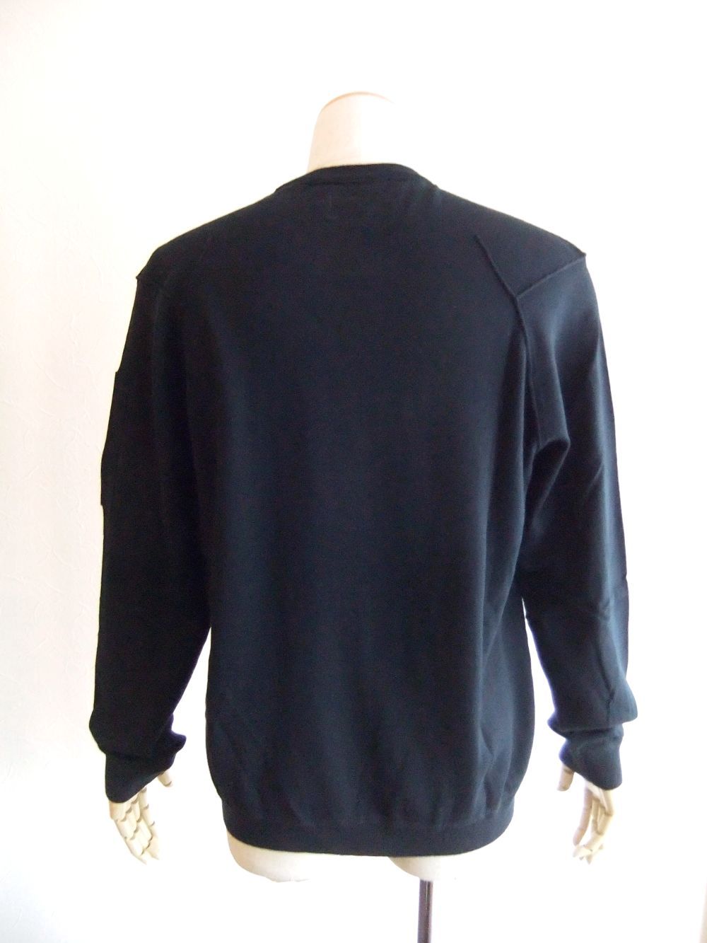 SEA ISLAND COTTON CREW NECK KNIT  (ダークネイビー） コットン クルーネック セーター