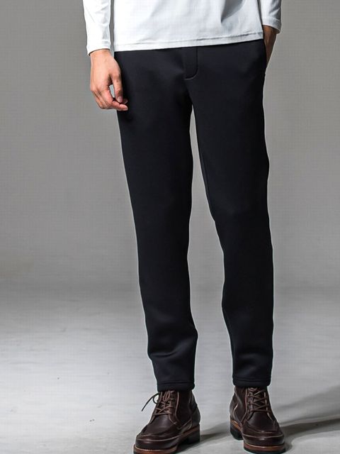 ERIC EASY PANTS   (ブラック)   スラックス型イージーパンツ