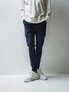 Darrell cargo PANTS  ダレル カーゴパンツ RC27-ST-010  (ネイビー×ブラック)