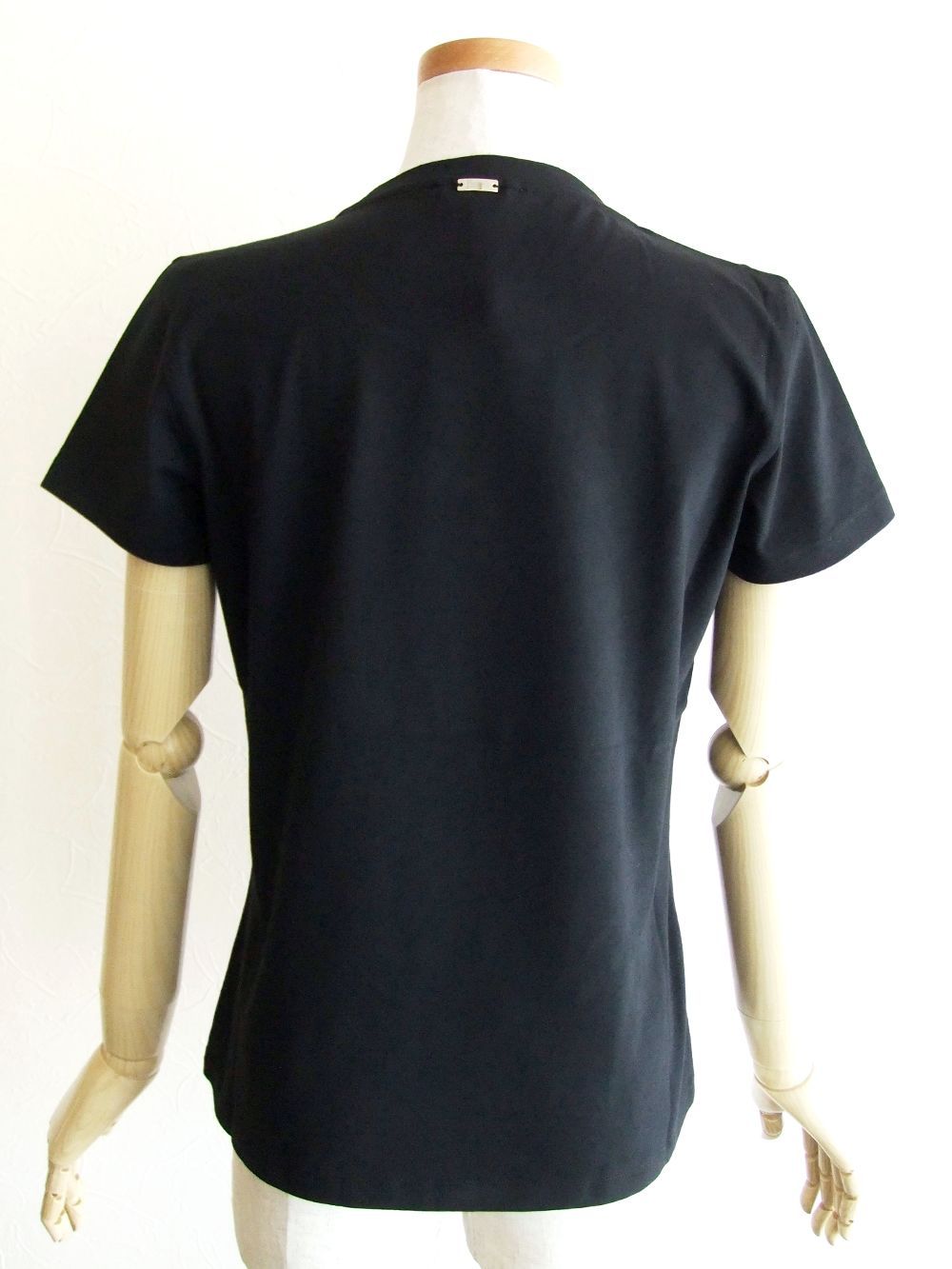 【LADIES】 ロゴ プリント Tシャツ  (ブラック)  GJ0010D-52009