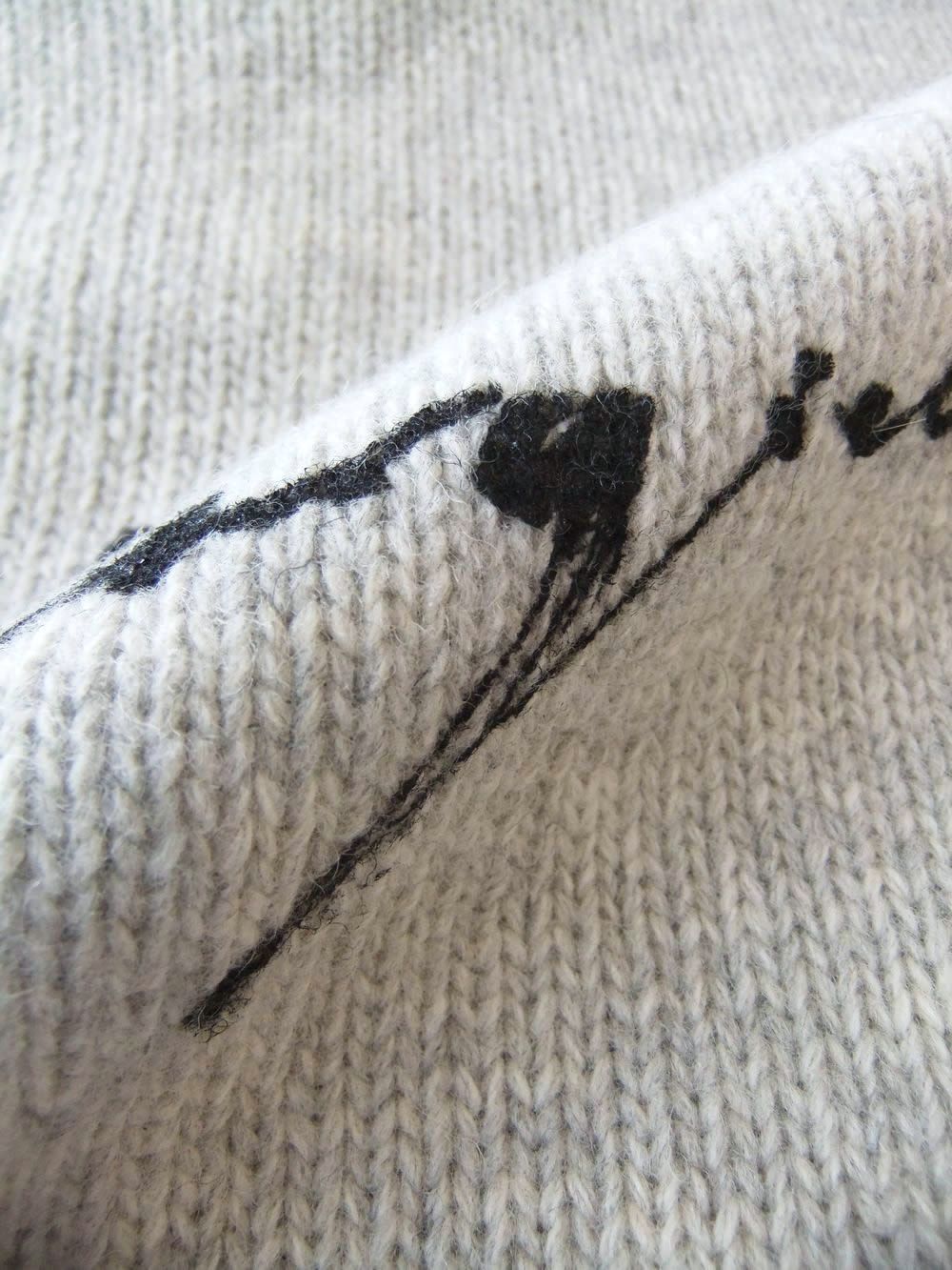 《MM➅》 Maison Margiela  (ホワイト)  フード付き ニット プルオーバー
