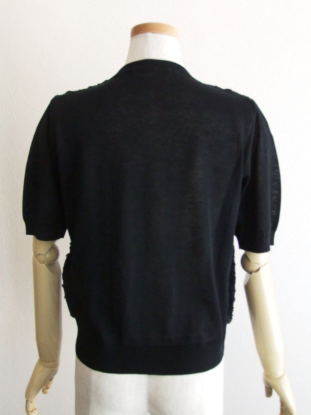 【jeune】 コットン フラワー レース 半袖ニット  J126741M