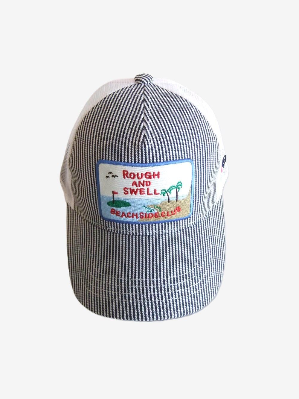 HICKORY MESH CAP   ロゴ入り (ヒッコリー) ワッペン付き キャップ    RSA-26005