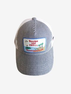 HICKORY MESH CAP   ロゴ入り (ヒッコリー) ワッペン付き キャップ    RSA-26005