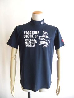 STORAGE BOY MOCK  (ネイビー)  半袖モックネック シャツ  RSM-26028