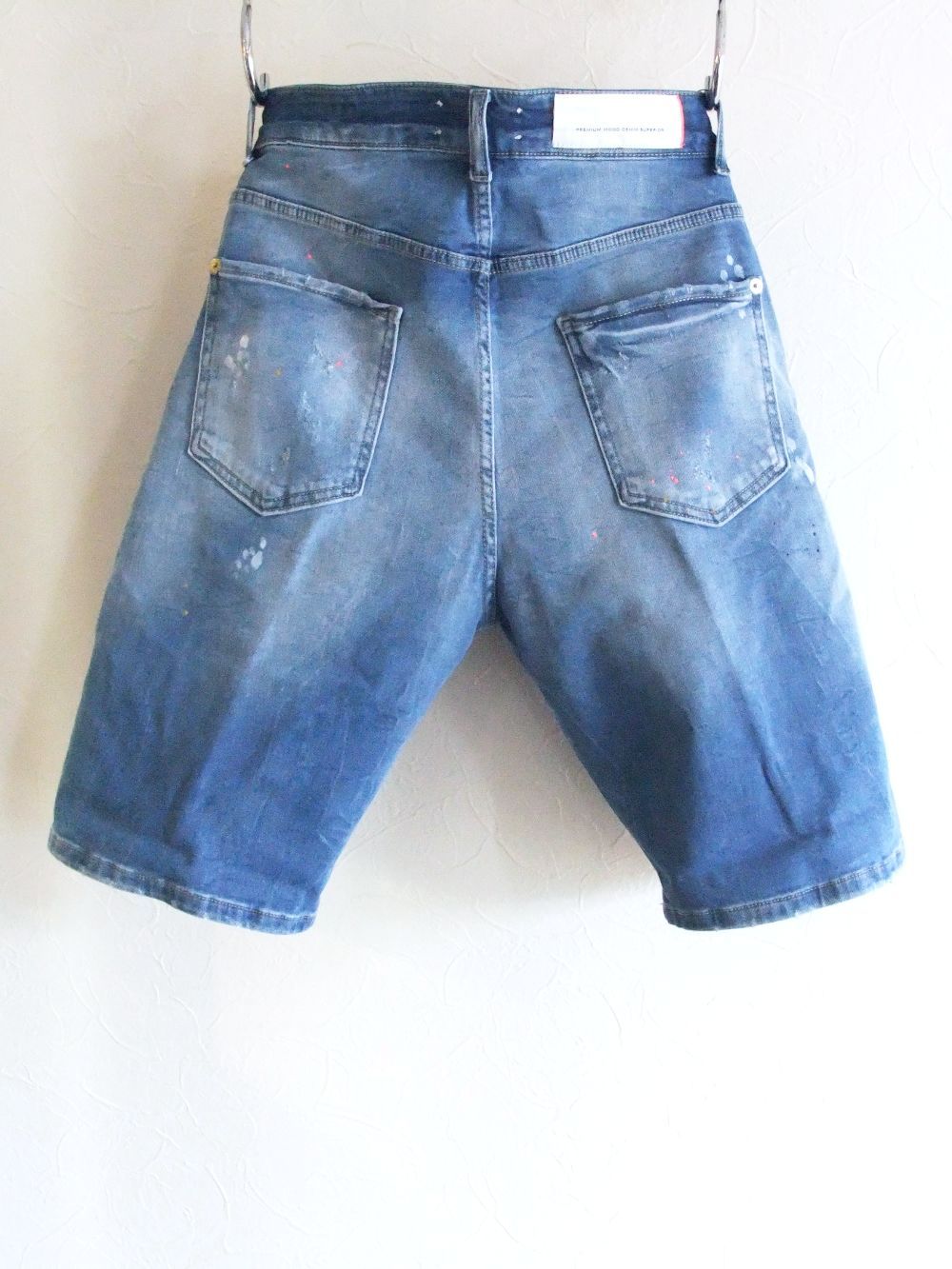 ジャージーダメージハーフデニム  BARRET  JERSEY EASY HALF DENIM PANT