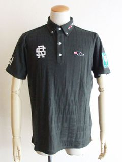 JACQUARD POLO   クレイジーロゴ柄 半袖ポロ  RSM-22011