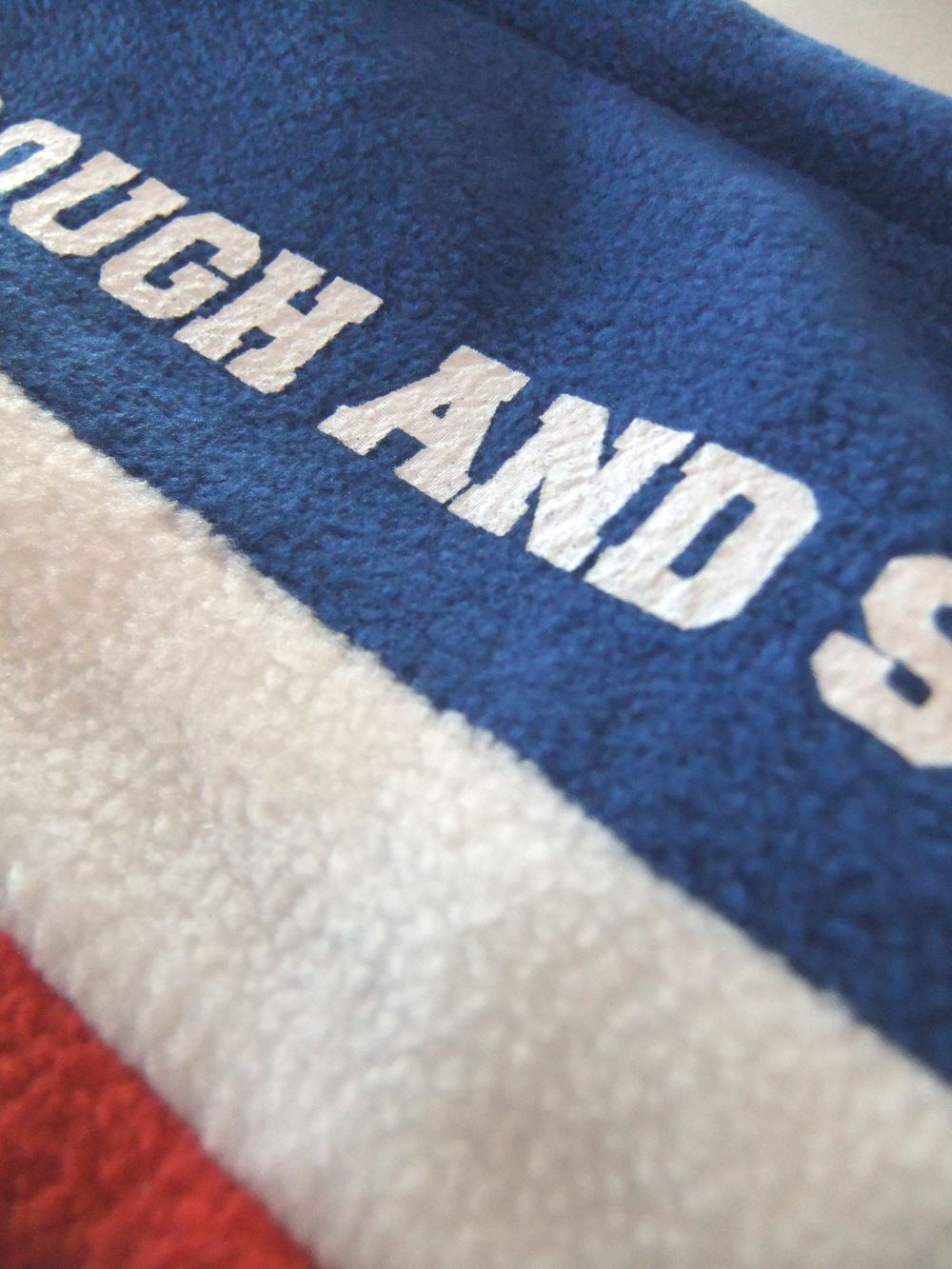 TRICOLOR  NECK WARMER ( ブルー)  フリース ネックウォーマー RSA-25209