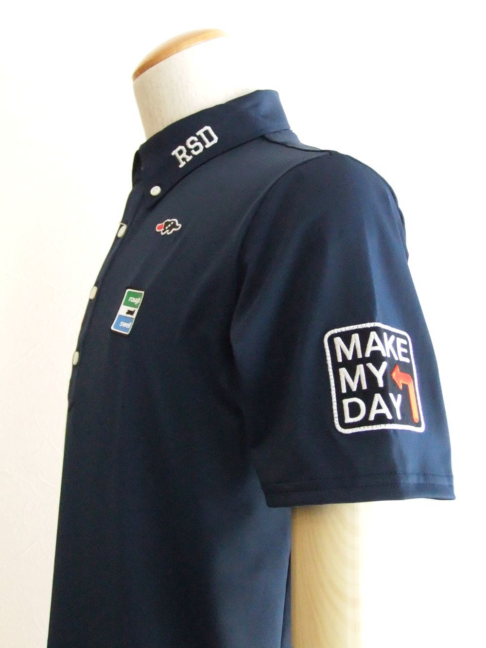 DADS' POLO  (ネイビー)   半袖ポロシャツ