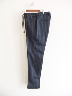 MASACCIO    チョークストライプジャージーパンツ   (ネイビー)   A5738