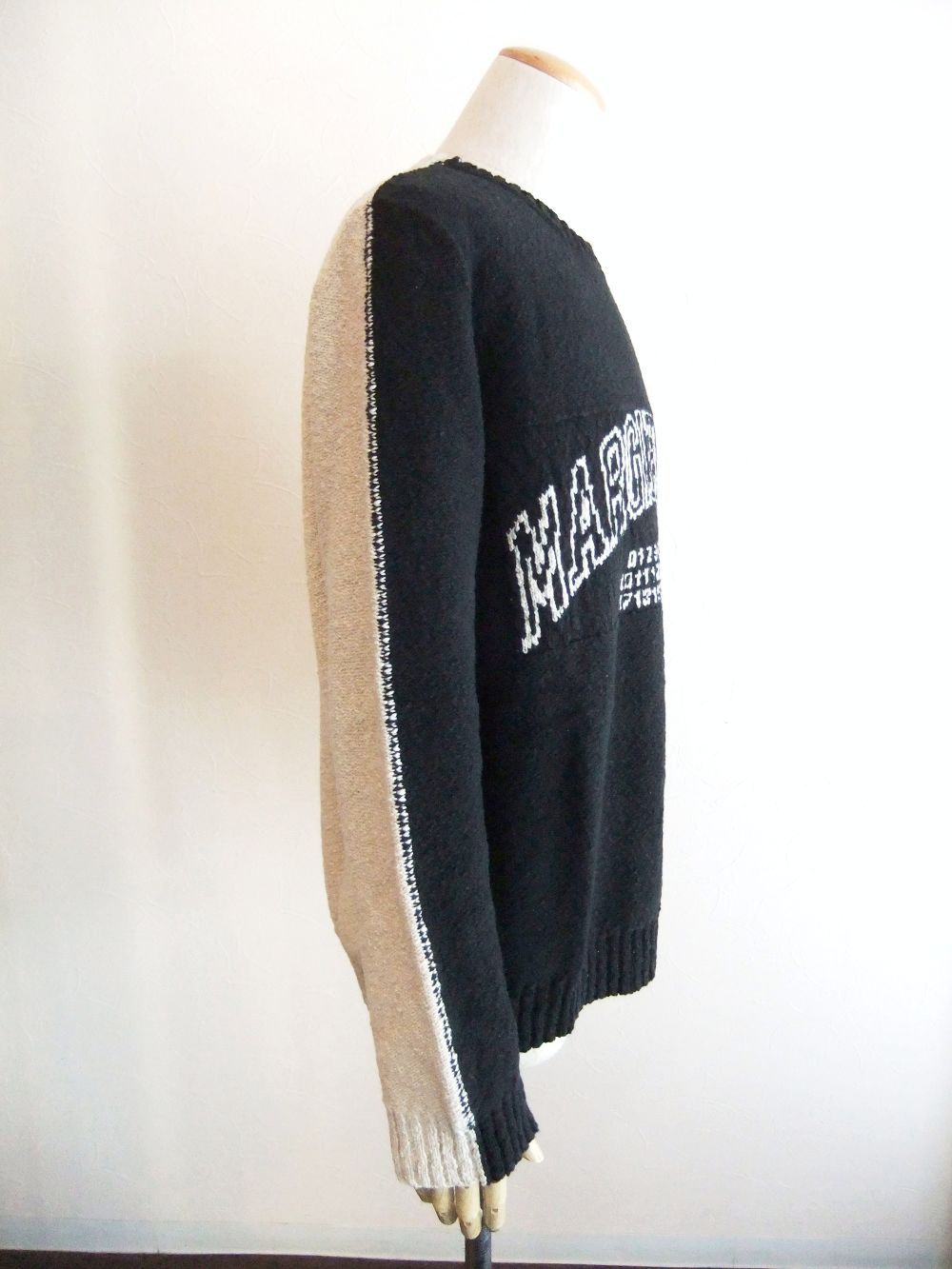 《MM➅》 Maison Margiela     ロゴジャガード クルーネック ニット