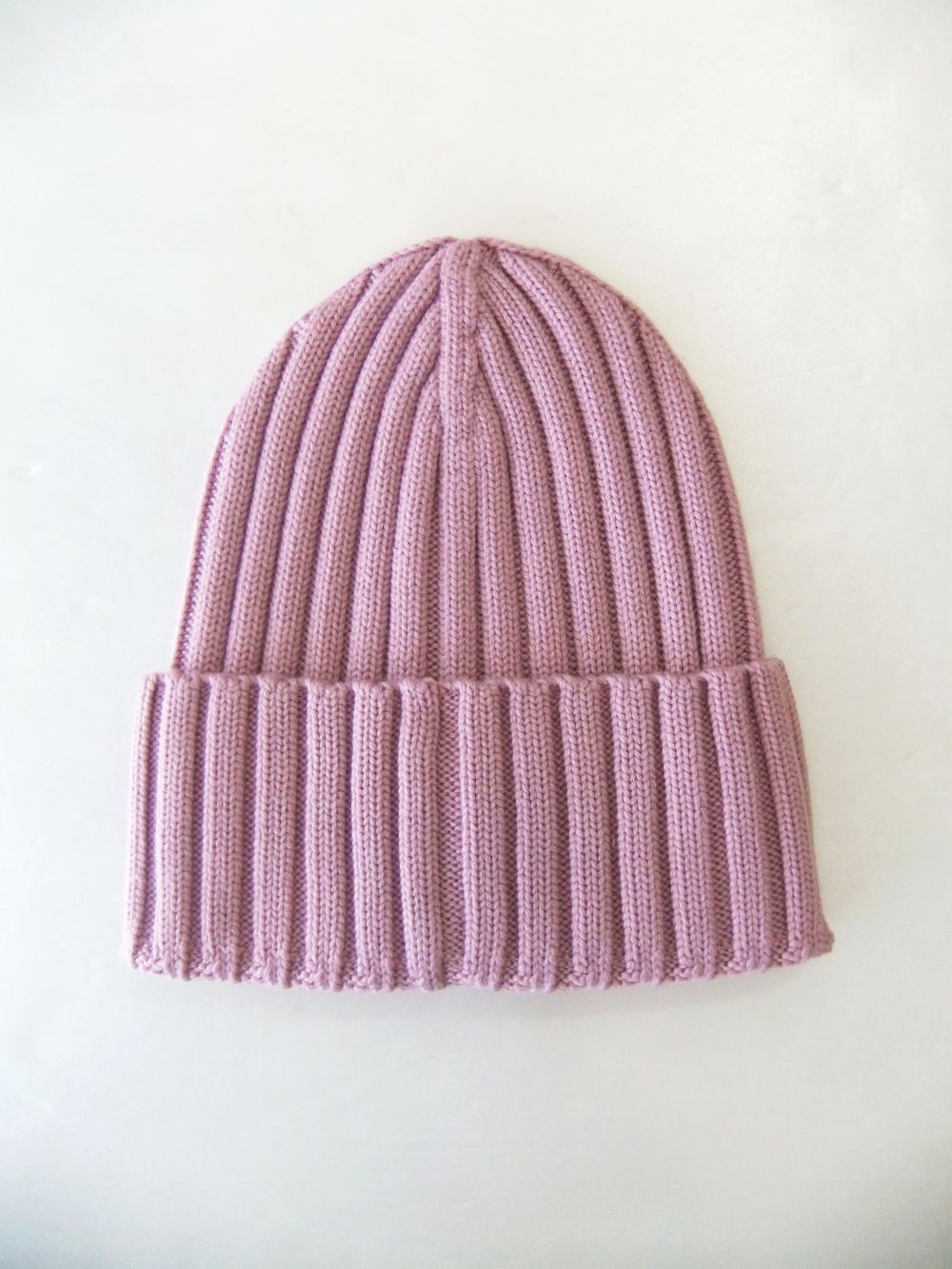 KNIT CAP  （ピンク） ニット帽