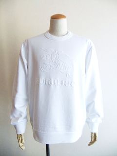 EKD (ホワイト) コットン スウェット シャツ